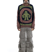 Knitwear Spiral Moss