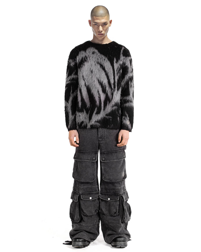 Mohair Branches Black