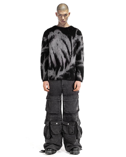 Mohair Branches Black