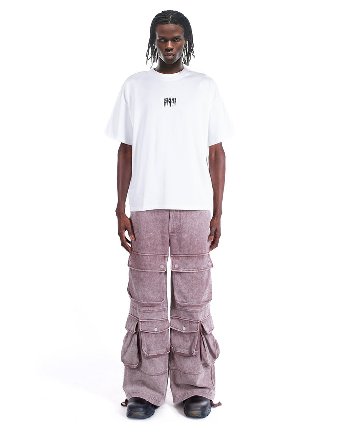 Tee Stain Logo White