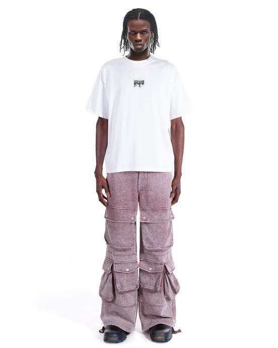 Tee Stain Logo White