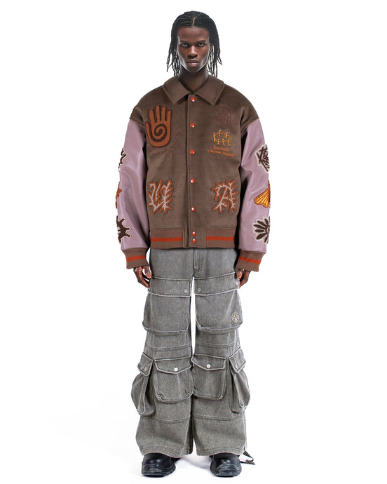 Varsity Jacket Rooting Moss