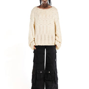 Oversize Crewneck Stitch Canvas