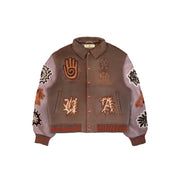 Varsity Jacket Rooting Moss