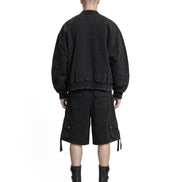 Cargo Shorts Washed Black
