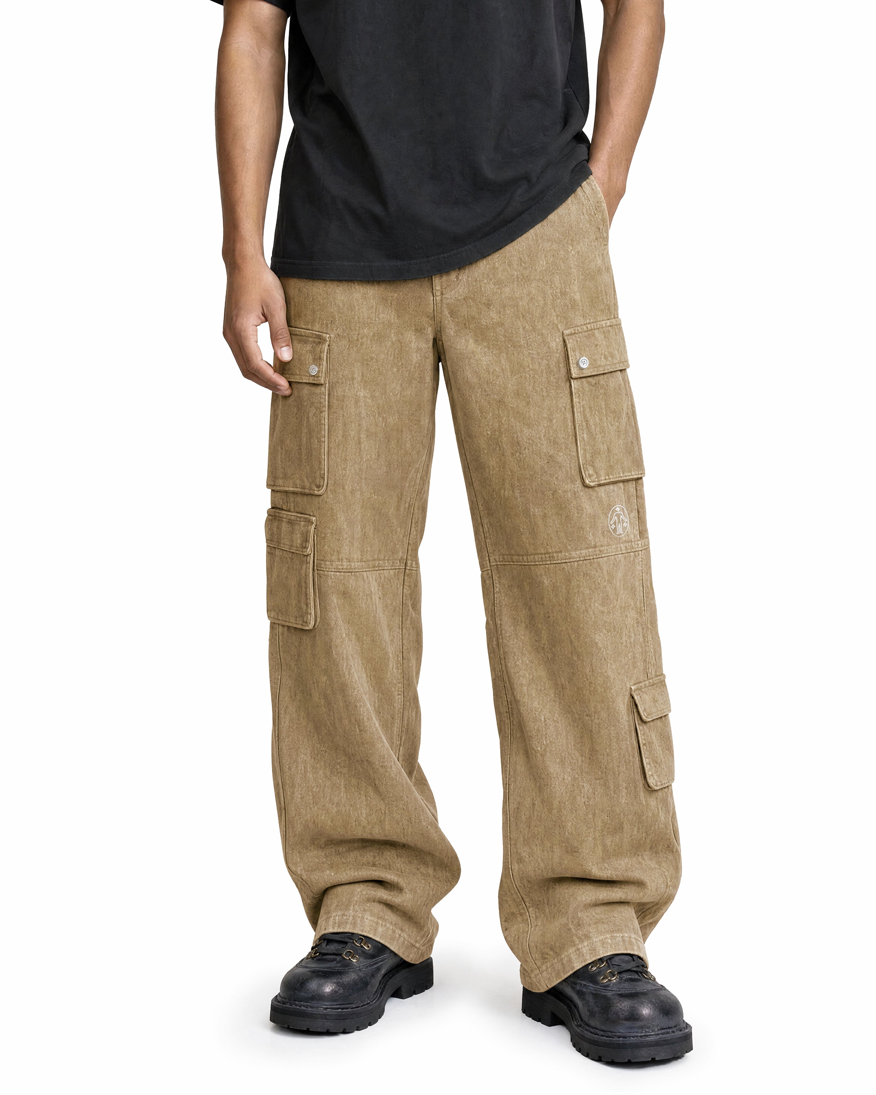 Cargo Utility Pants Washed Desert