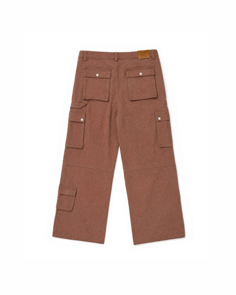 Cargo Utility Pants Washed Rust