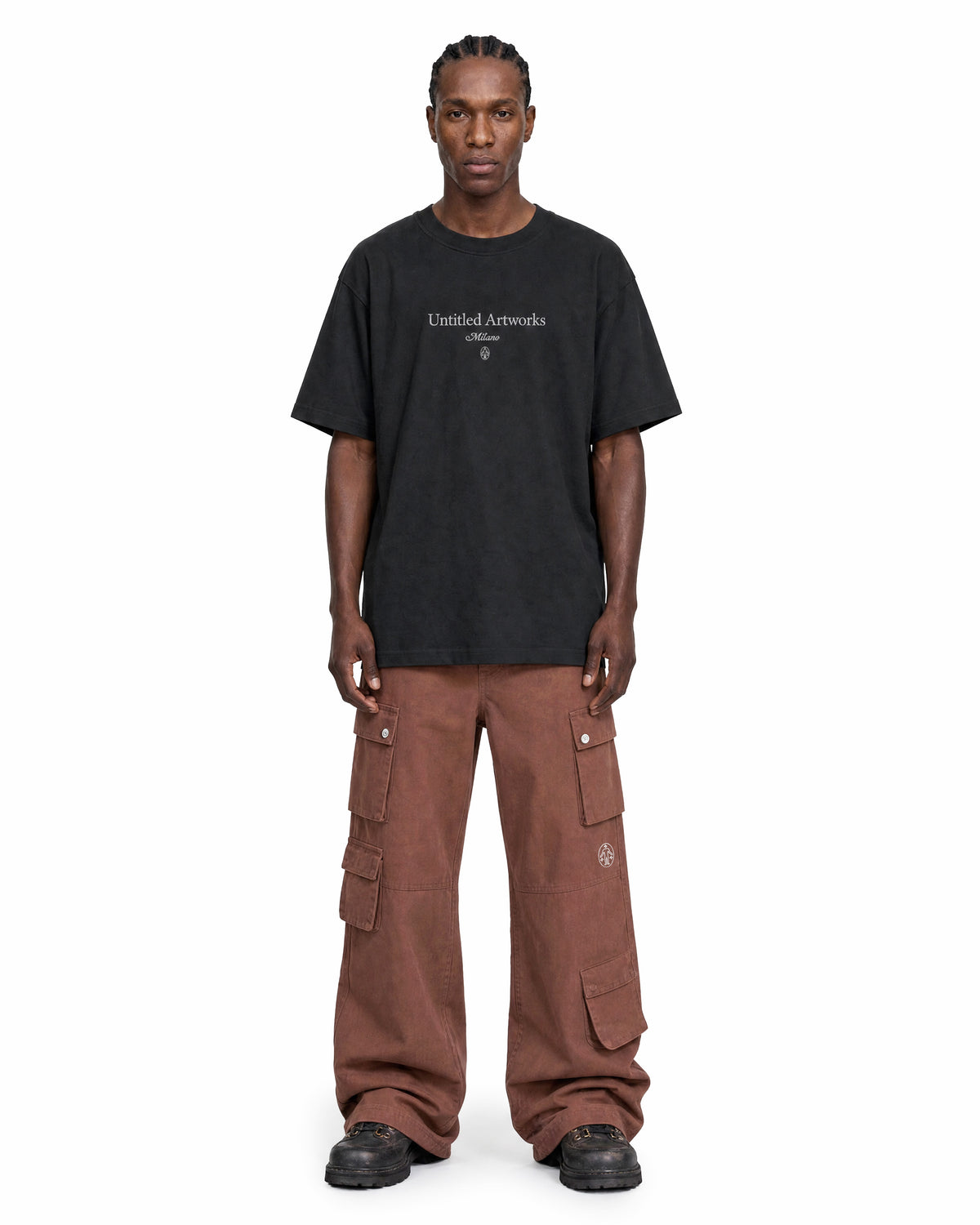 Cargo Utility Pants Washed Rust