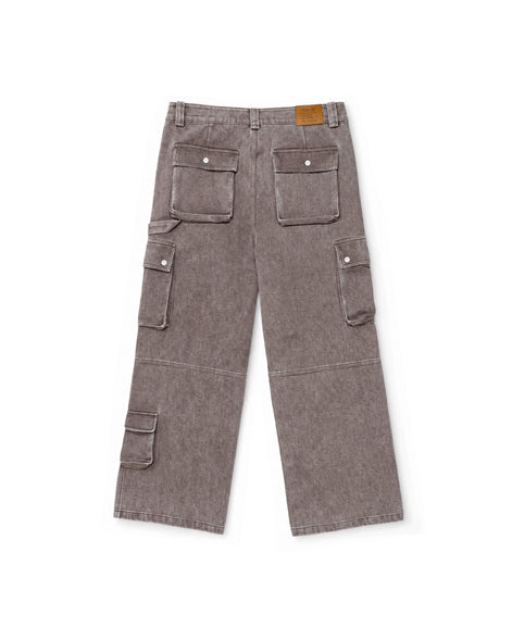 Cargo Utility Pants Washed Taupe 218