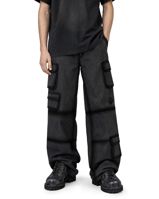 Cargo Utility Pants Black