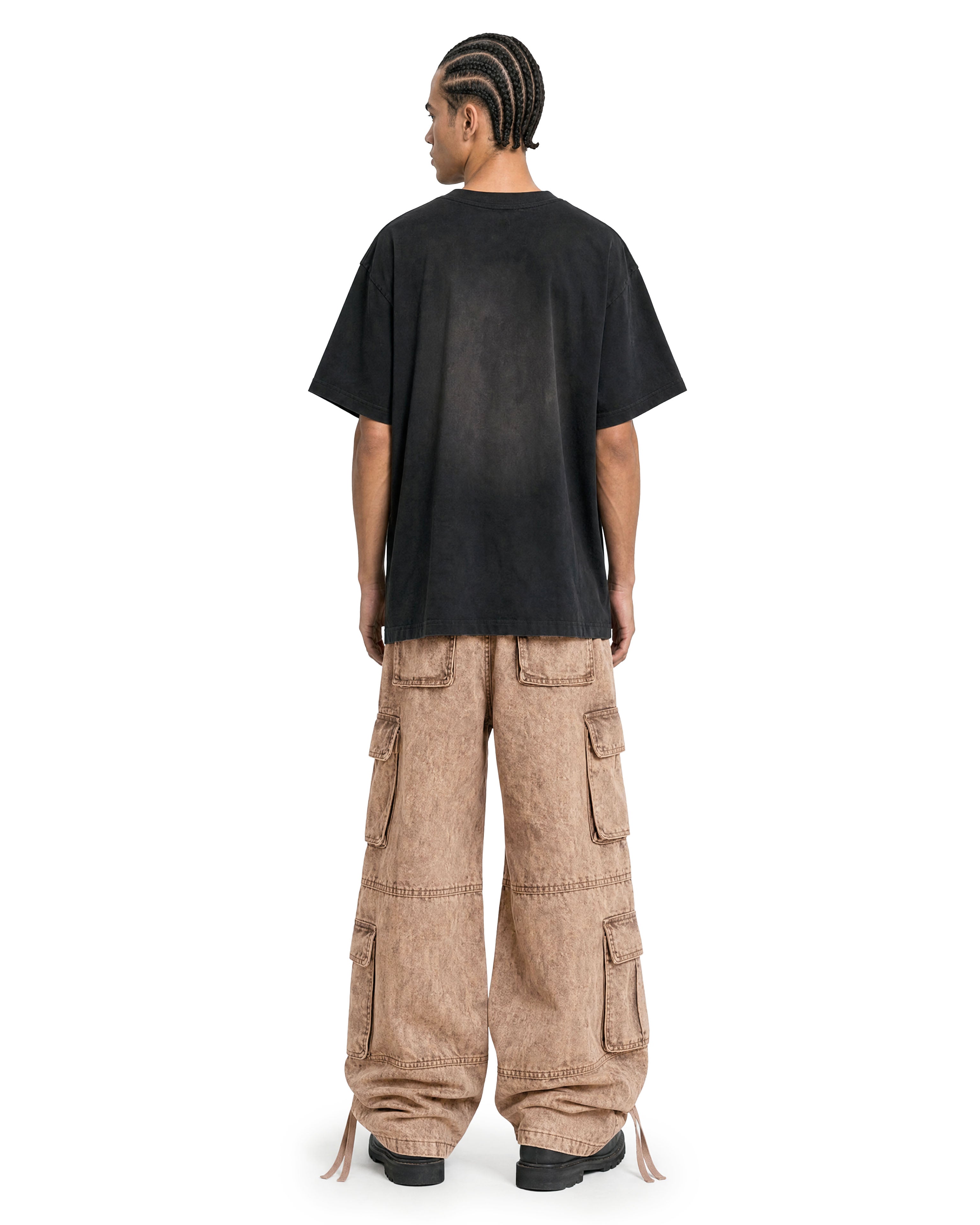 Cargo Wide Pants Acid Rust 126