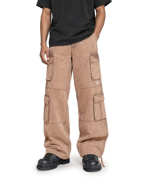 Cargo Wide Pants Acid Rust 126