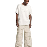 Cargo Wide Pants Beige 221