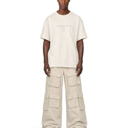 Cargo Wide Pants Beige 221