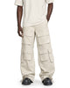 Cargo Wide Pants Beige 221