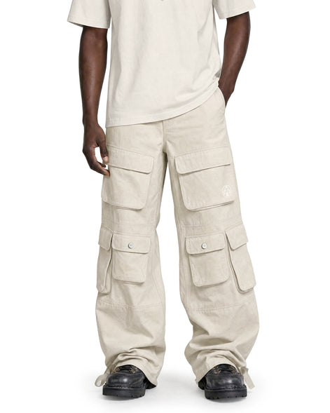 Cargo Wide Pants Beige 221