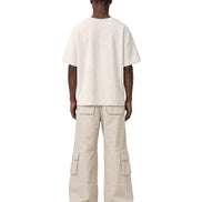 Cargo Wide Pants Beige 221