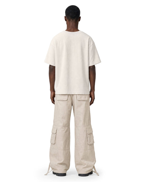 Cargo Wide Pants Beige 221