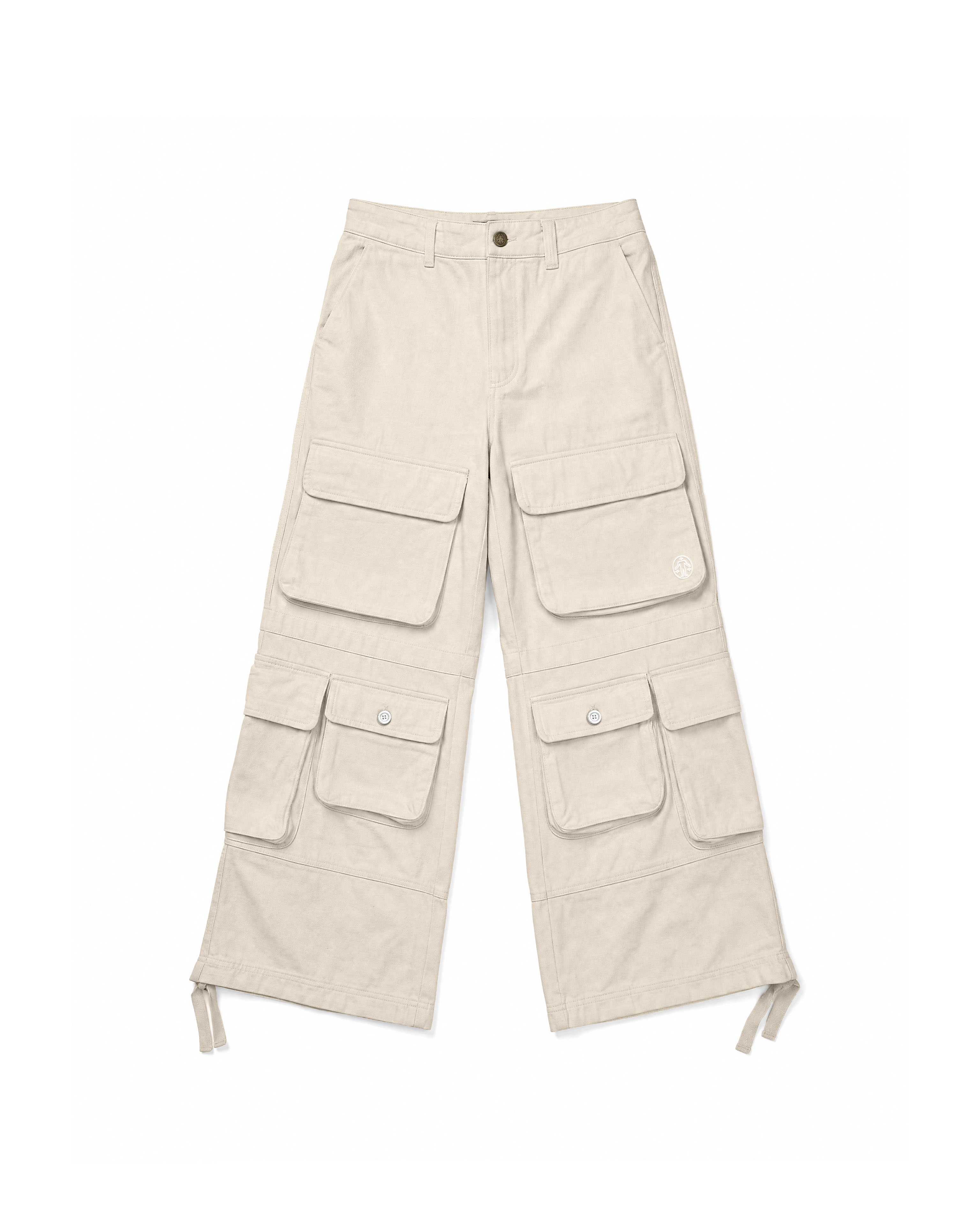 Cargo Wide Pants Beige 221