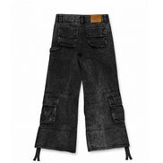 Cargo Pants Washed Black