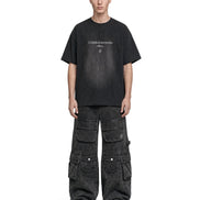 Cargo Pants Washed Black