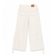 Cargo Wide Pants Canvas