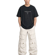 Cargo Wide Pants Canvas