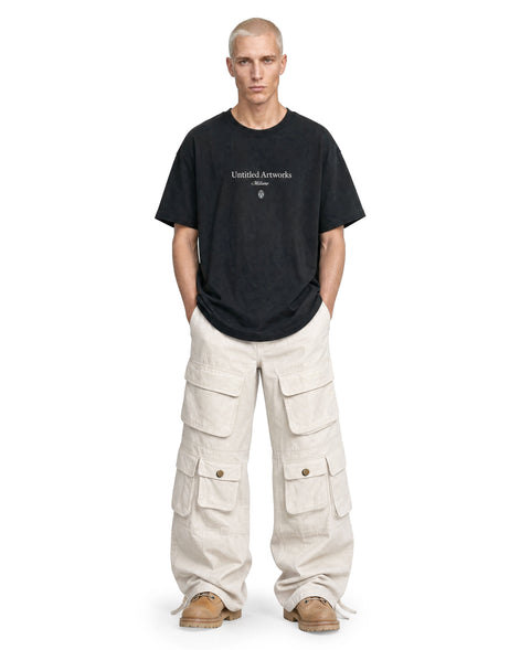 Cargo Wide Pants Canvas
