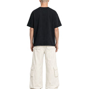 Cargo Wide Pants Canvas
