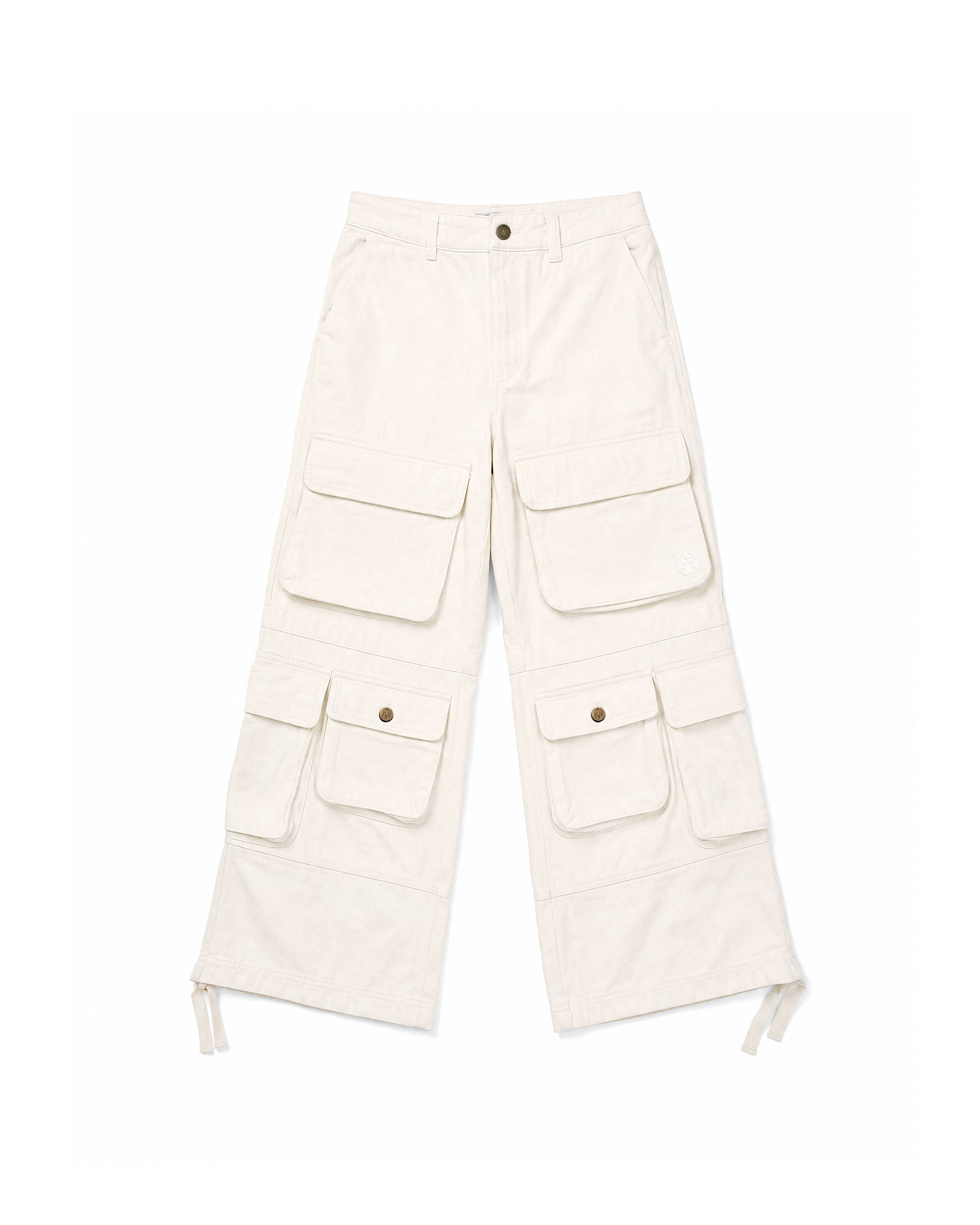 Cargo Wide Pants Canvas