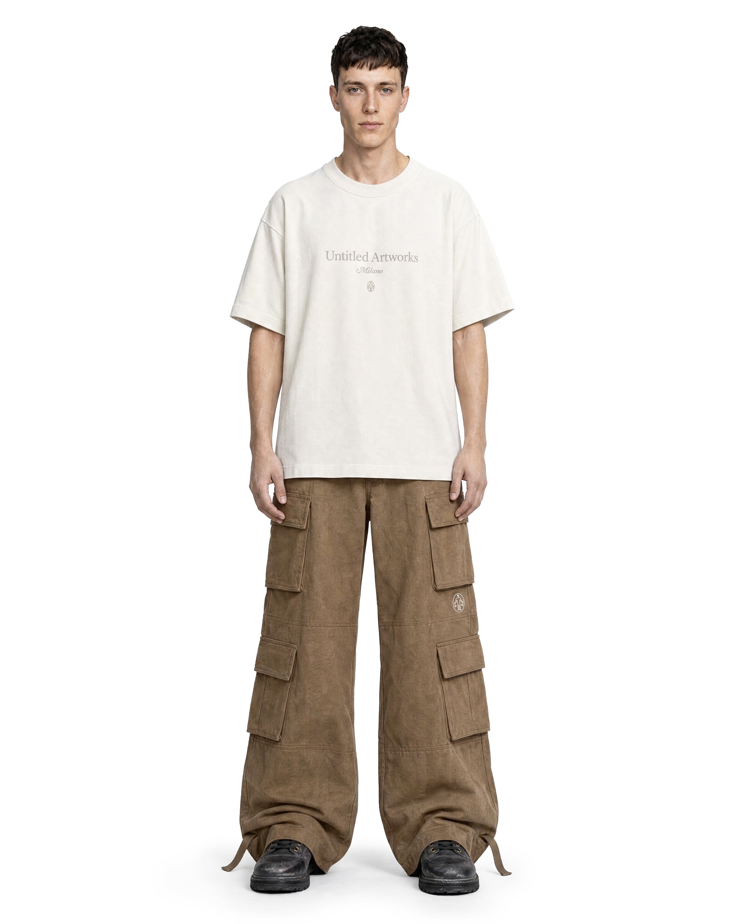 Cargo Wide Pants Clay 109
