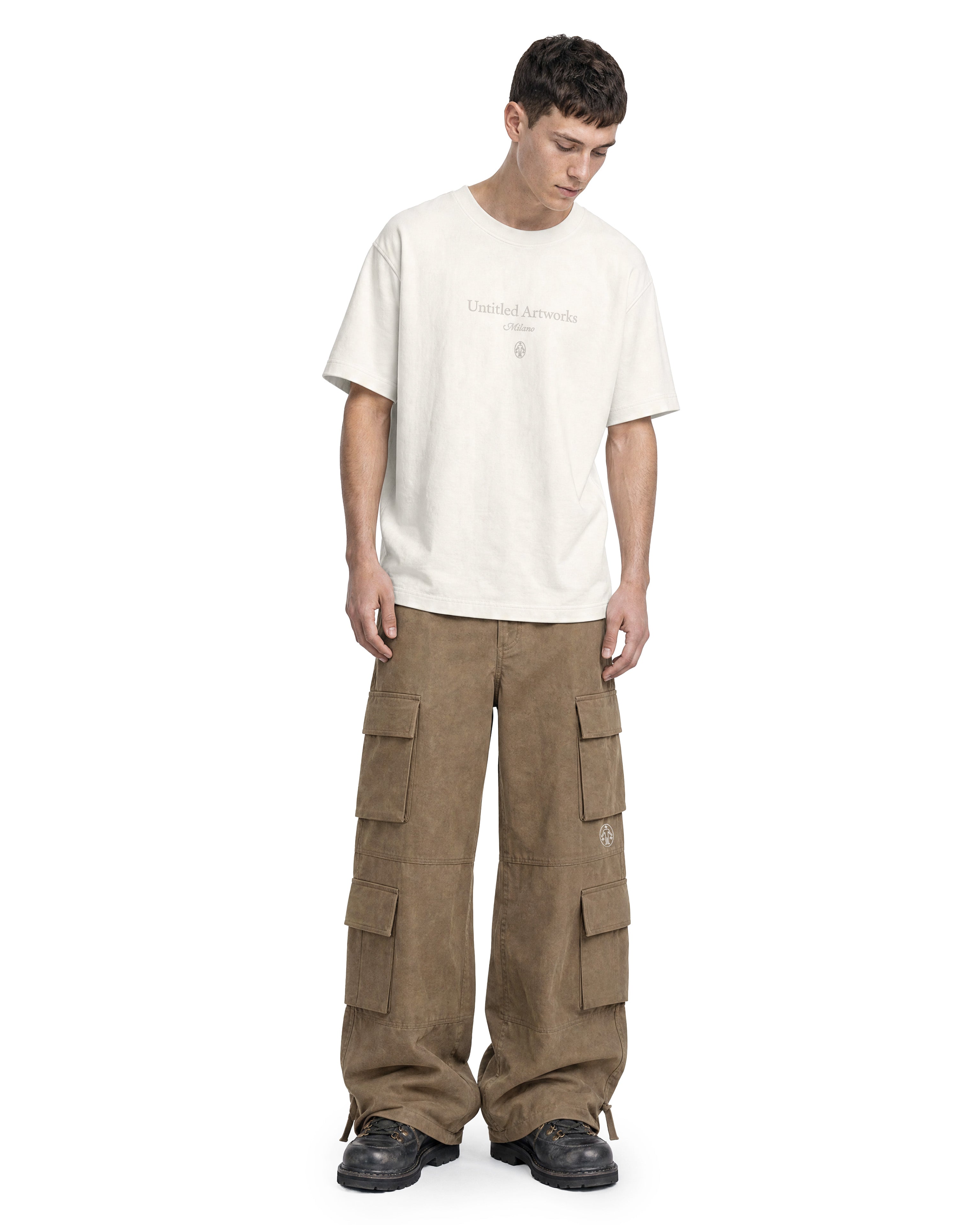 Cargo Wide Pants Clay 109