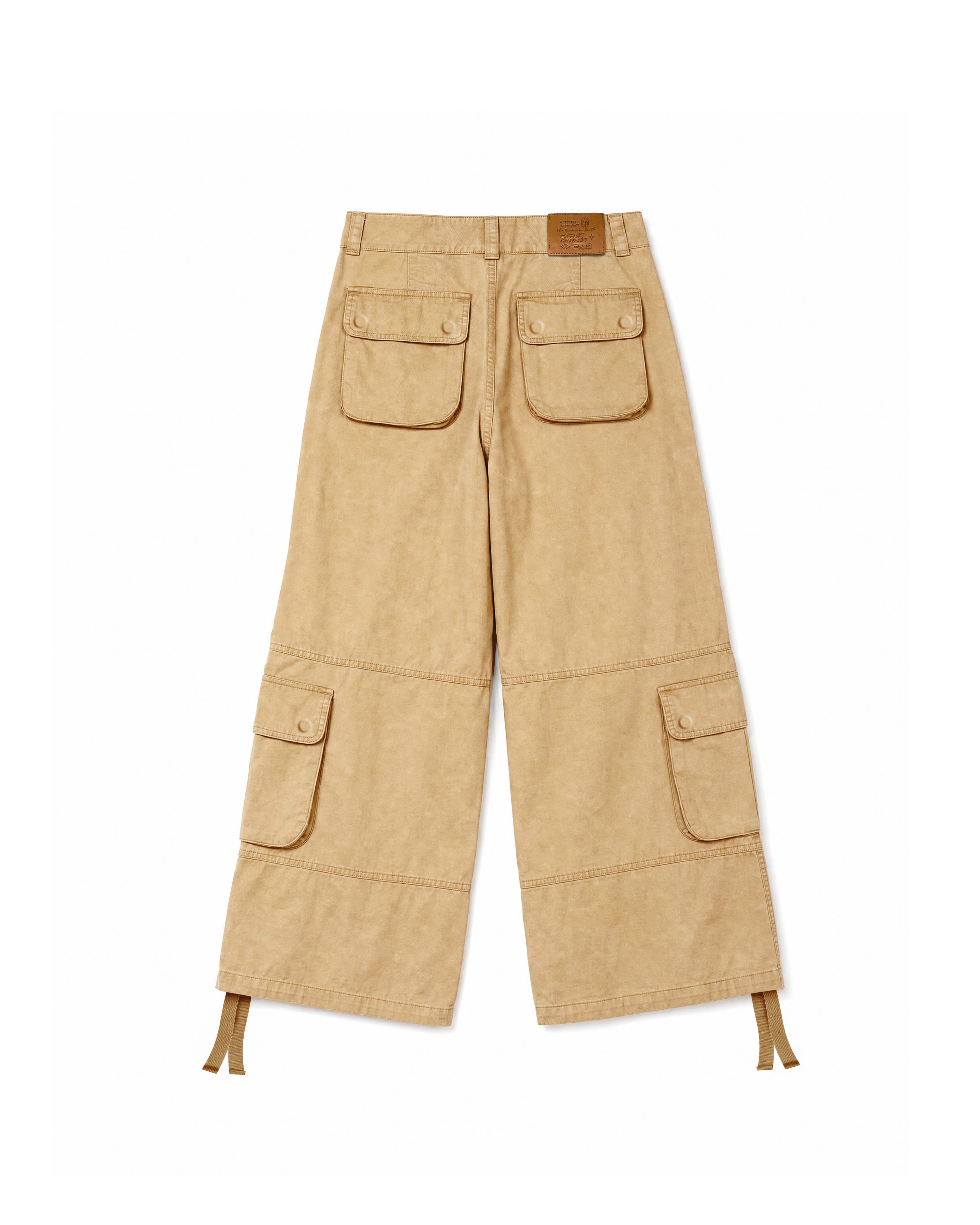 Cargo Wide Pants Washed Desert 223