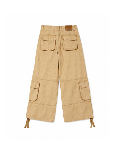 Cargo Wide Pants Washed Desert 223