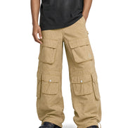 Cargo Wide Pants Washed Desert 223