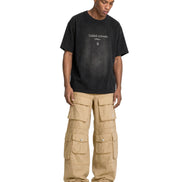 Cargo Wide Pants Washed Desert 223