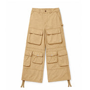 Cargo Wide Pants Washed Desert 223