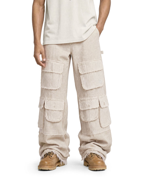 Cargo Wide Pants Hemp