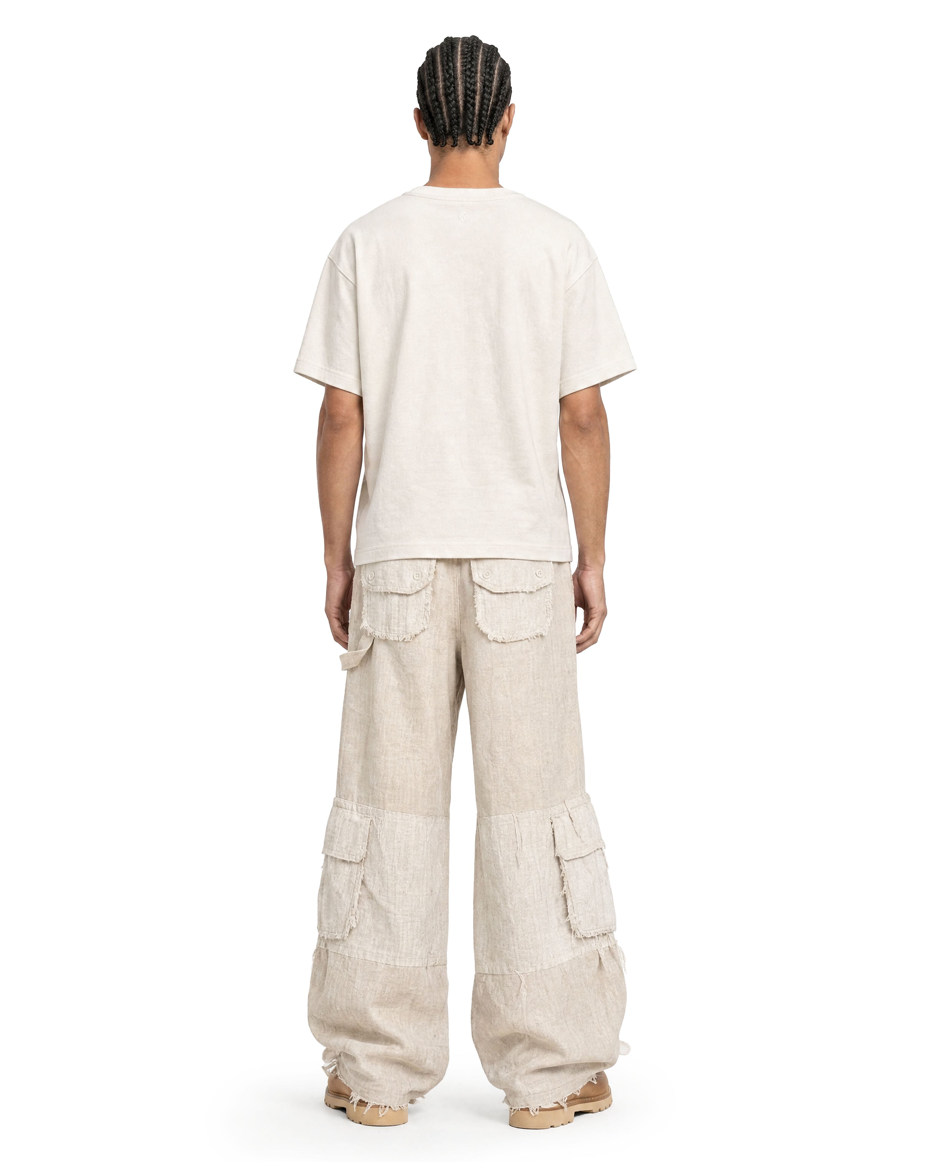 Cargo Wide Pants Hemp