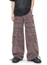 Cargo Wide Washed Pants Rust 185