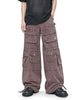 Cargo Wide Washed Pants Rust 185