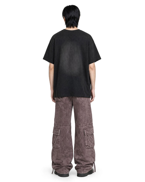 Cargo Wide Washed Pants Rust 185