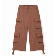 Cargo Wide Pants Rust