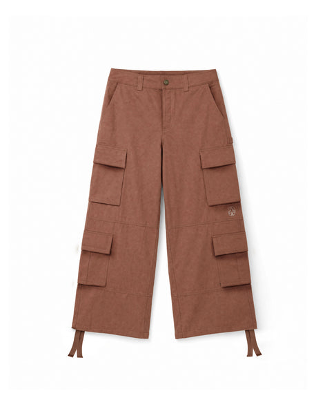 Cargo Wide Pants Rust