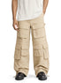 Cargo Wide Pants Washed Sand