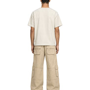 Cargo Wide Pants Washed Sand