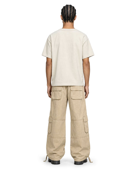 Cargo Wide Pants Washed Sand