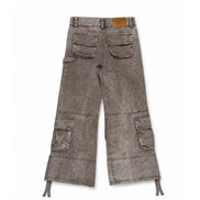 Cargo Wide Pants Washed Taupe 218