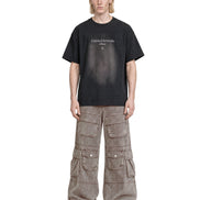 Cargo Wide Pants Washed Taupe 218