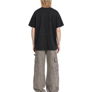 Cargo Wide Pants Washed Taupe 218
